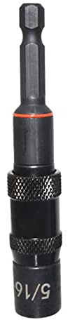 Drive Guide Shank Extension Inner Hexagon Sleeves Screwdriver Bit Holder 1/4'' 3/8'' 5/16''