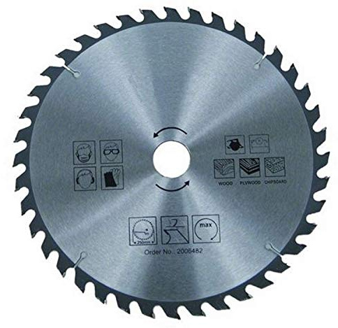 Kreissägeblatt für Holz – Ø 180 x 30 mm / 40 Zähne | Handkreissäge | HM – Hartmetall | zum sägen in Holz | für Handkreissägen
