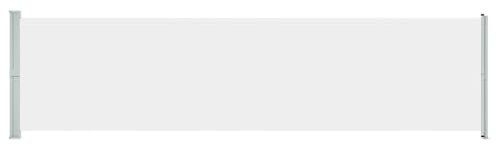 vidaXL Tenda Laterale Retrattile per Patio 600x160 cm Crema