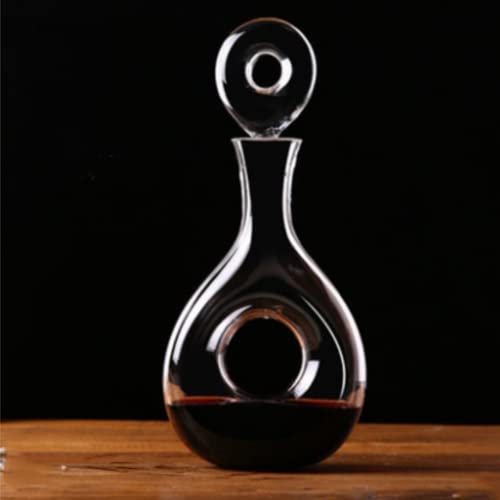 Weindekanter - 100% mundgeblasenes bleifreies Kristallglas Rotwein Karaffe Wein Geschenk für Weinliebhaber