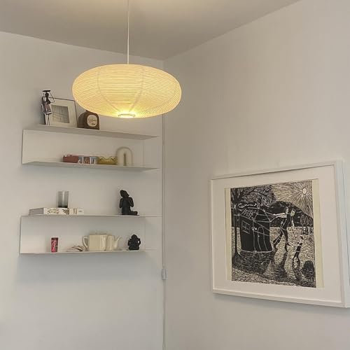 2Pcs White Oval Paper Lantern Lamp shade Japanese Lantern 19inch