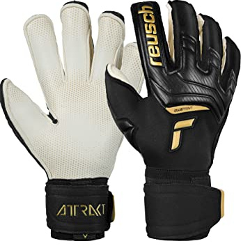 Reusch Unisex Torwarthandschuhe Attrakt Gold X GluePrint Black/Gold 10