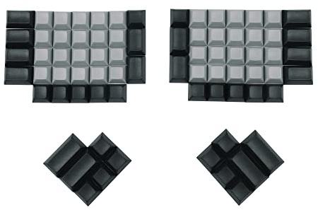 YMDK DSA Profile PBT Blank Keycap Set for Ergo Ergodox Planck Preonic Lily 58 Keyboard