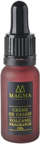 Magma London - Ricarica Creme de Cassis - Olio profumato per diffusore di roccia vulcanica magma - Note di Cassis combinate con ribes nero e pepe rosa in grani su base di patchouli - 15 ml