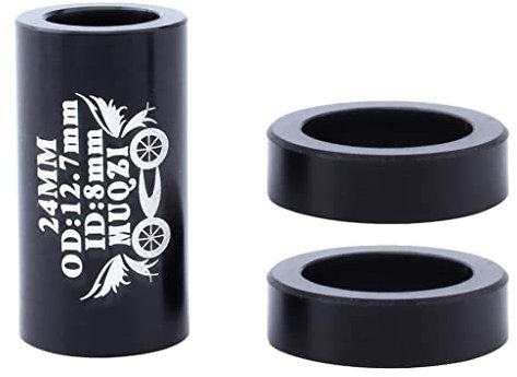 pistro Mountainbike Stoßdämpfer hinten Drehpunkt Buchse Mount Hardware Kit 25,4 x ID.8/10 mm – leicht langlebig – 24 x 8 mm