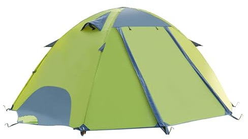 Tedious Zwei-Personen-Zelt,2-Personen-Zelt - Großes wasserdichtes Pop-Up-Zelt - Atmungsaktive, leichte Wanderzelte für Rucksacktouren, feinmaschige Campingzelte für Outdoor-Aktivitäten
