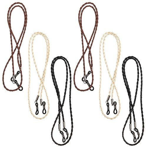 Housoutil Brillenbänder Aus Silikon 6er-set – Schnurkette Zum Verlieren Von Brillen Für Outdoor-aktivitäten Und Den Täglichen Gebrauch