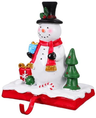 Amosfun Weihnachtsstrumpf Haken Strumpf Aufhängehaken Weihnachtsgirlanden Halter Weihnachts Kaminsims Haken Kleiderbügel Kaminsims Ständer Kleiderbügel Strumpfhaken Kleiderbügel
