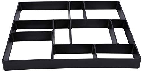 Pflasterformen für Beton, Betonformen für Gehwege, Dekorative Zementform für Terrasse, Rasen, Gehweg, Gehweg, 17,7 X 15,7 X 1,6 Zoll