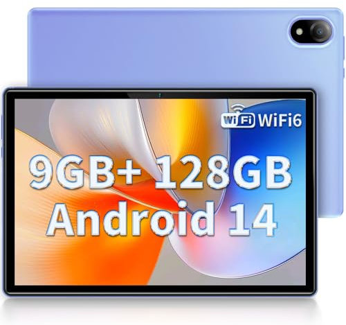 DOOGEE U10 2025 Newest Android 10 Tablet 9GB RAM+128GB ROM 1TB TF, Bluetooth 5.0 WIFI 6, Android Tablets 1280x800 HD IPS Screen, OTG, Type C, 3.5mm Headphone Jack, Tablet PC 2025 - Purple