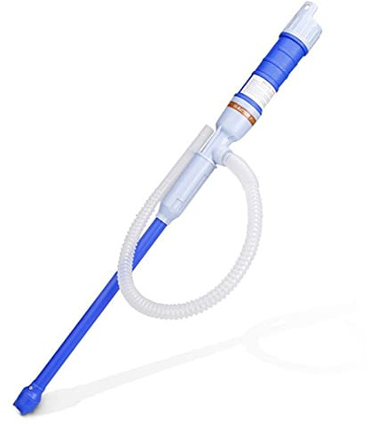 NIHUIFA Pompa per Sifone Portatile, Elettrica, Manuale, per Trasferimento di Liquidi, Batteria, per Auto, Veicoli, Pompe di Aspirazione per Acqua e Olio