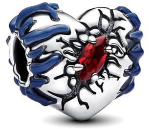 PHCLASY Heart Charme Bead Compatible Pour Européen Bracelets et Colliers Christmas Charms et Perles Pour Femme