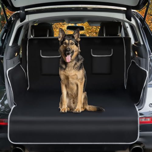 ASFSFF Dog Car Boot Protector For MAZDA 6 ESTATE, Nonslip Liner Protector with Side Protection and Bumper Protection Waterproof & Antifouling Robust Easy to Clean