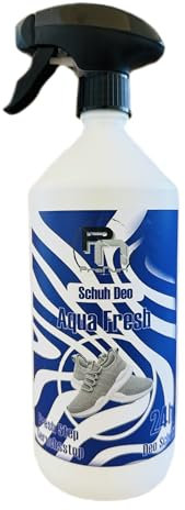 ProNuri Schuh Deo Aqua Fresh Geruchsentferner, 1L Schuhspray, 24h Geruchsstopp