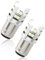 Yuio 2 Pack P21/5W Bay15d 1157 Bombilla LED 12V-24V, Superbrillante Blanca 7500K 350LM, Bombilla Para AutomóViles Coche Luces de Freno Luz de Estacionamiento De Cola Luz Diurnas Luces
