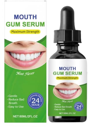 OIXEY 1 Piezas Gotas para el crecimiento de las encías, cuidado de las encías retraídas, restauración de las encías, enjuague bucal natural para la higiene oral (A)
