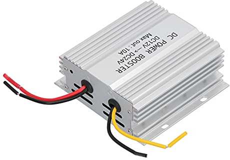 Convertidor de 12 V a 24 V, convertidor Elevador de Voltaje 10 A 240 W, Transformador Elevador automotriz con indicador LED, conexión inversa, para monitoreo de TV LCD de Audio de