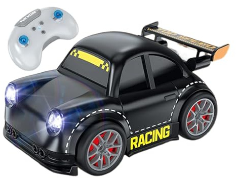 Tuxuseo RC drift bil, fjärrstyrt fordon för, hög hastighet 4 x 4 2,4 G 360° rotation mini RC drift bil med LED-belysning och ljud – för födelsedag jul vuxna barn flickor