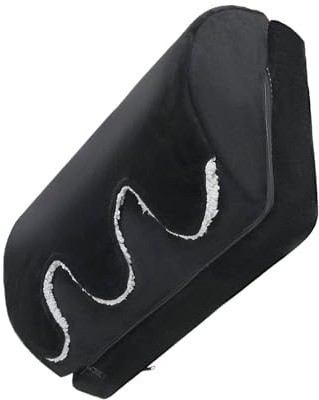 Ratpzou Repose-Pieds de Bureau - Hauteur Réglable avec Coussin de Soutien - Tabouret Ergonomique avec Poche Douce et Chaude - pour Maison, Bureau, Étude et Chambre