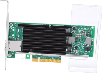 GOWENIC Tarjeta de Red PCIE de 10 GB, Controlador X540 T1 con Tecnología de Descarga Inteligente, Adaptador Ethernet de Puerto RJ45 para Wins VMware
