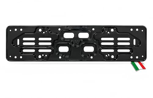 GAMBC® Kennzeichenhalter Auto hinten | Kennzeichenhalter Auto hinten aus hochfestem Polypropylen leicht flexibel | Kennzeichenhalter Auto Schwarz