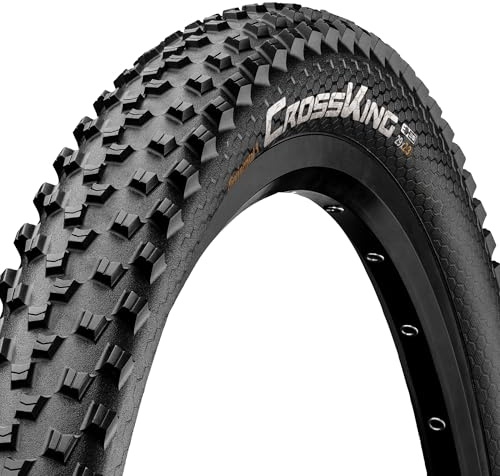 Continental Mountain Bike ProTection Tire - Black Chili, Tubeless, Folding Handmade MTB Performance Tire (26, 27.5, 29), 27.5 x 2.6, Cross King