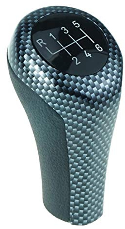 Do!LED DoLED LEDER Schaltknauf Schalthebel in Schwarz/Carbon Look mit 6 Gang als Plug Play Ersatzteil …