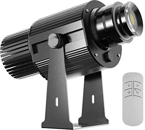 AHWZ LED Logo Gobo Projector Outdoor IP65 Waterproof with Manual Zoom for Company Restaurant Store Wedding Event Advertising Signs,outdoor,40W
