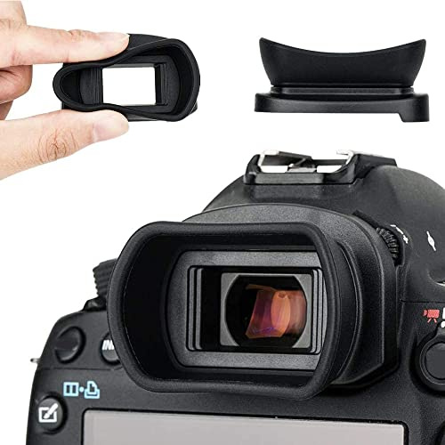 Kiwifotos Eyecup okular för Canon EOS 5D Mark IV, 5D Mark III, 5DS, 5DS R, 1D X Mark II, 1D X, 1Ds Mark III, 1D Mark IV, 1D Mark III, 7D Mark II, 7D-sökare ersätter Canon Eg Eye Cup