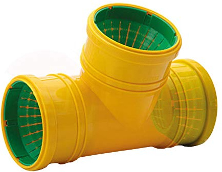 Drainage Rohr Verbinder Bogen T-Stück Froschklappe Stopfen Reduzierstück Kanal T-Stück MKK-14