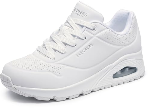 Skechers Uno Stand On Air, Scarpe da ginnastica Donna, Bianco 01, 41 EU