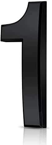 Vicloon Numero Civico, Numero Civico Segnale in ABS Acrilico, 3D Moderna Porta Numeri Segnaletica Targa Numeri Indirizzo Di Casa, 3 Pollici (7.5cm), Galleggiante Aspetto E Facile Da Installare