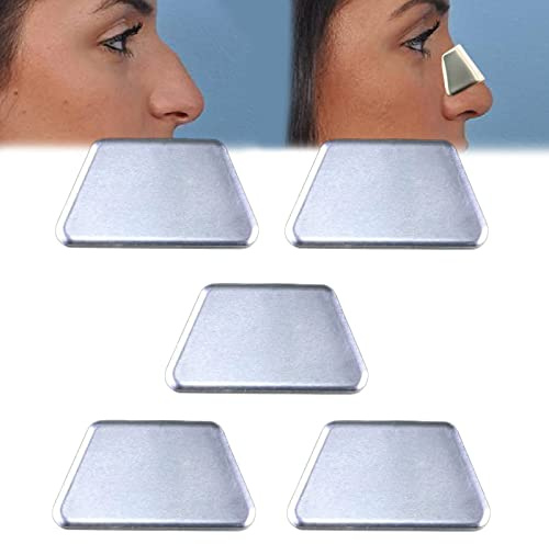 MUROCEA Stecche nasali in alluminio, supporto esterno per naso protettore per rinoplastica, settoplastica, frattura del tutore del naso, otorinolaringoiatria, immobilizzazione ortopedica, argento (L)