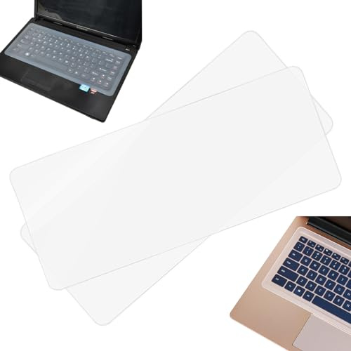 Ryaupy Teclado Film Semitransparente Cubierta de Protección Lavable, Funda De Silicona para Teclado, Protector Teclado, Protectora de Teclado Impermeable para Teclados Portátiles 14in