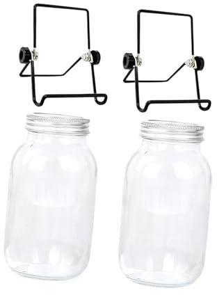 predolo 2X Premium Keimglas-Set für die erfolgreiche Gemüsezucht zu Hause, 500 ml