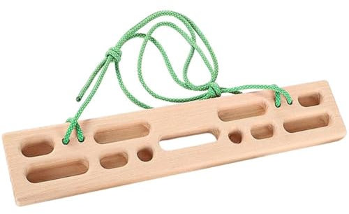 Muteitt Tragbares Kletter-hangboard Zum Klettern, Griffbrett-Trainer Aus Holz Für Griffkraft Und Fitness, Leichter Hang-Board-handgriffverstärker