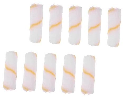 Operitacx 48 piezas Rodillos de Pintura Mini de Recambios de Fundas para Rodillo Paquete para Áreas Pequeñas y Pintura Suave Interiores como Cocina y Dormitorio