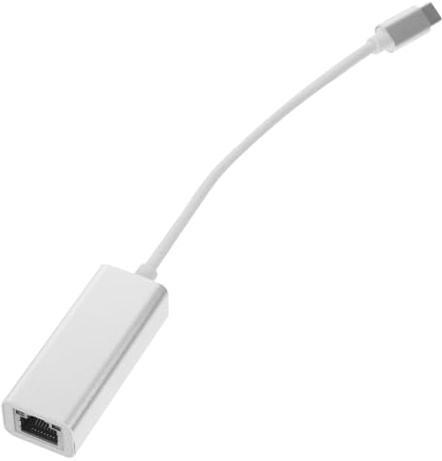 Veemoon Adattatore Ethernet USB Type-c Gigabit Compatto e Leggero Scheda Rete Esterna Plug And Play con Porta Stabile per Laptop Tablet e Cellulari Supporta Gaming e Colore Colore Casuale