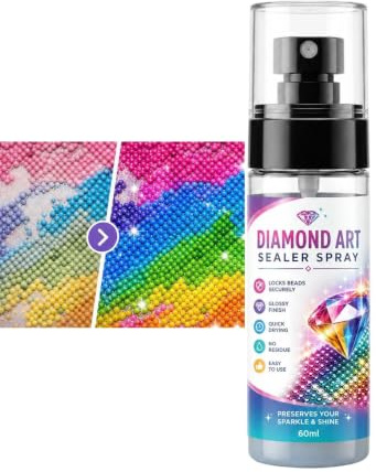 Spray sigillante per dipinti con diamanti - Protezione lucida per lavoretti