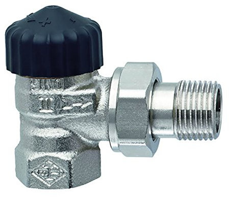 Heimeier 27125 7 Thermostatventil-Unterteil 3/8 Zoll, Eckform-3/8
