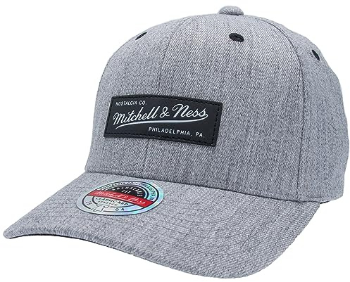 Mitchell & Ness Own Brand Dash High Crown 110 Adjustable Snapback Cap (Grey) (One Size)