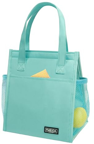 Fmeida Bolsa Térmica Porta Alimentos, Bolsa de Almuerzo Portátil Pequeña Lunch Bag Impermeable para Picnic, Playa, Camping, Viaje, Trabajo, Almuerzo, Oficina, Escuela - 6.75L