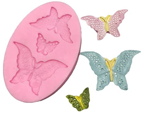 Stampo Per Zucchero Flip 2 Pezzi Torta Cotta Pizzo Stampo Farfalla Pizzo Caramelle Decorazione Stampo Cioccolato Zucchero Stampo Fai Da Te Decorazione Bordo