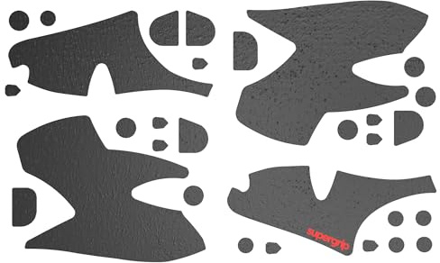 SUPERGRIP Griptape set for PS5 DualSense Controller Sweat Absorbing High Performance Anti Slip 3M adhesive no residue controller Grip tape Ultra-thin 0.5mm (0.02in)