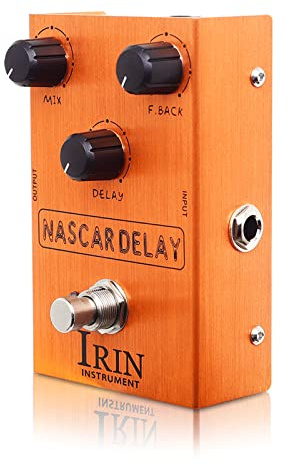 Guitar Delay Pedal Orange F.Back/Mix/Delay E-Gitarre Analog Delay Pedal Delay Guitar Effect Pedal Vintage Delay Musikinstrument Zubehör