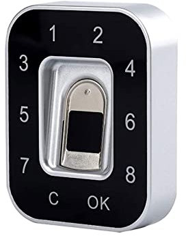 Code Padlock, Cerradura de combinación Cerradura de huella dactilar Cerradura de cajón Cerradura de huella dactilar con contraseña Cerradura de gabinete Candado de huella dactilar for cajón Cerradura