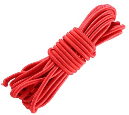 Elastic Kayak Bungee Cord Rope 5m x 5mm Latex Easily Cut with Elastic Kayak Rope for Paddle Holders Deck Rigging (5mm-5)