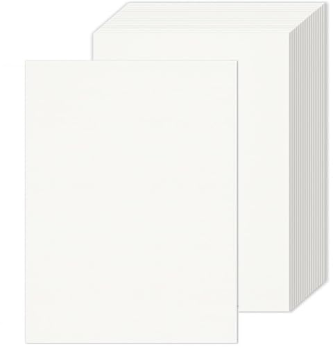 Jyvex 60 Blatt Elfenbein Tonpapier A4, Elfenbein, 120g/m², Fotokarton | für malen, karten, einladung, scrapbook, scherenschnitt, basteln