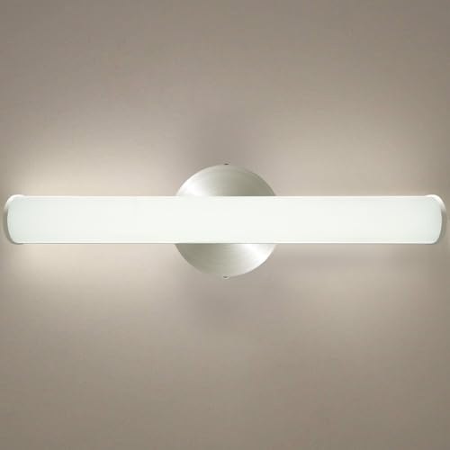 OOWOLF LED Vanity Light, 12W 17.3in Bathroom Vanity Lamp 1200LM Bathroom Lighting Fixture Wall Lamp Make-up Mirror Front Light, 4000K Natural White