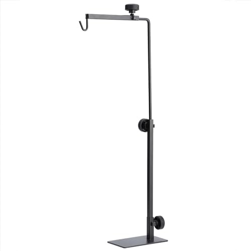 GOTOTOP Reptile Landing Lamp Stand-Verstellbare Stehlampe Standhalterung Metall Lampenhalterung für Pet Reptiles Glass Terrarium Heizlicht